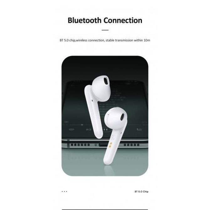USAMS bluetooth slušalke TWC SD 5.0 stereo - bele 3