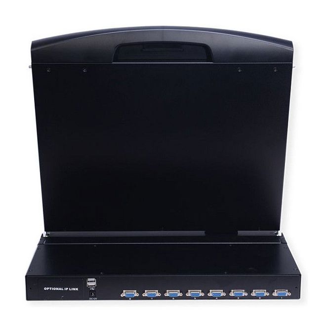 VALUE 19-palčno KVM stikalo, 8 vrat, 43 cm (17") TFT (4:3), VGA, USB, FR-postavitev 5