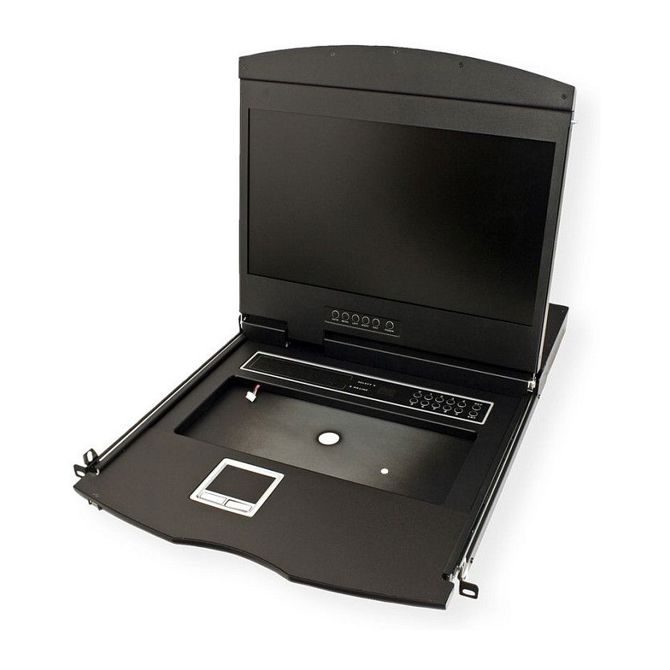 VALUE 19-palčno KVM stikalo, 8 vrat, 48 cm (19") TFT (16:9), VGA, USB, postavitev kanalov 6