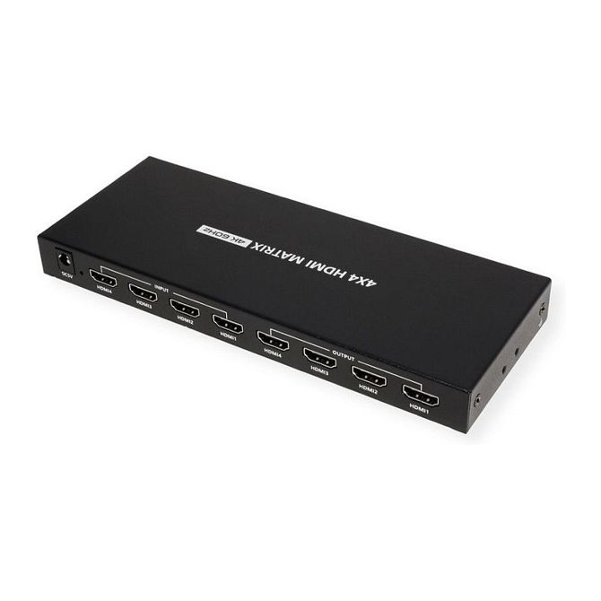 VALUE 4K HDMI matrično stikalo, 4 x 4, z daljinskim upravljalnikom 6