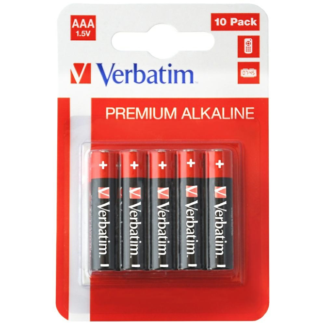 Verbatim baterije LR03 HR6-49874 Alkalne AAA 1,5V (10 kos) 4