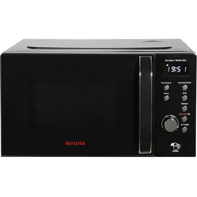 Mikrovalovna pečica z žar funkcijo AIWA   AMW-202DG/BK, 20 l, digitalna, 700W