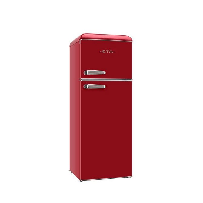 Hladilnik z zamrzovalnikom ETA Storio [E, V: 148cm, H: 170L, Z: 45L, rdeč]