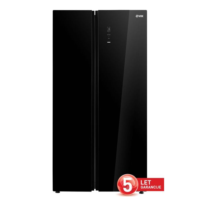 Ameriški hladilnik VOX SBS 6890BG E, no frost, črne barve