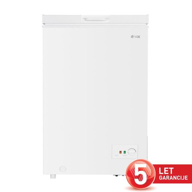 Zamrzovalna skrinja VOX BE1-100RLE, razred E, 98 L, SuperFreeze, 54,5 x 84,5 x 54,5 cm, bela