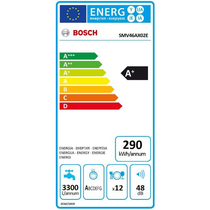 Vgradni pomivalni stroj Bosch SMV46AX02E 2