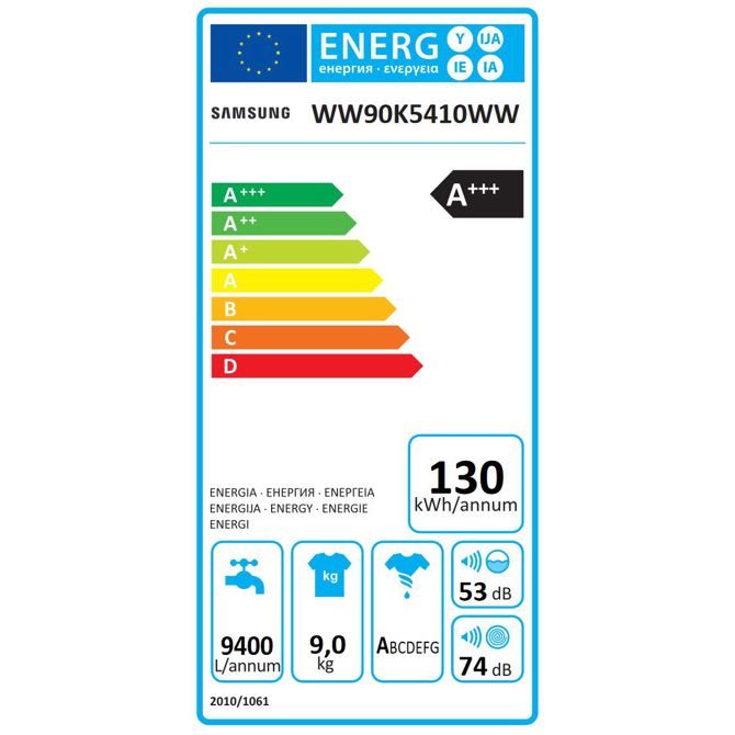 Pralni stroj Samsung WW5500 Add Wash 9kg WW90K5410WW/LE 6