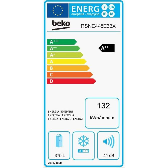 Hladilnik Beko RSNE445E33X  3
