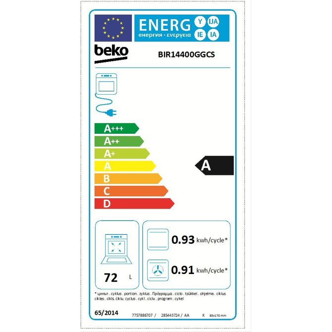 Vgradna pečica Beko BIR14400GGCS 2