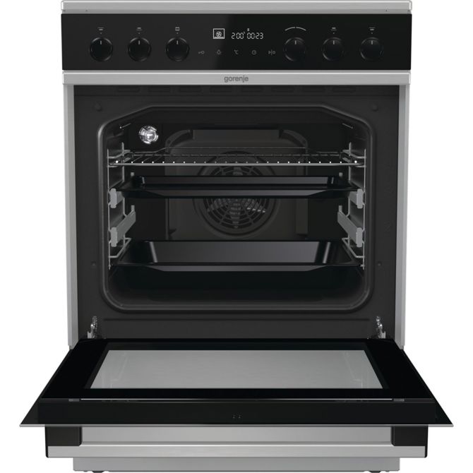 Steklokeramični štedilnik Gorenje EC6565XPA, 4 x steklokeramika, pečica: 71 l 4