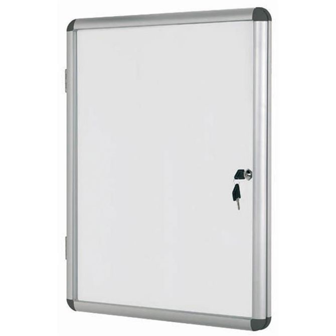 Oglasna omarica Bi-Office s ključem 9 x A4 magnetna 981 x 720 mm