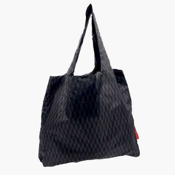 Vrečka Cedon Easy Bag 3.0 Uroko črna, recikliran PET, zložljiva, nosilnost 20 kg