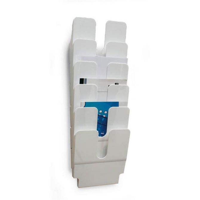Durable Flexiplus stensko stojalo 6 A4 bel