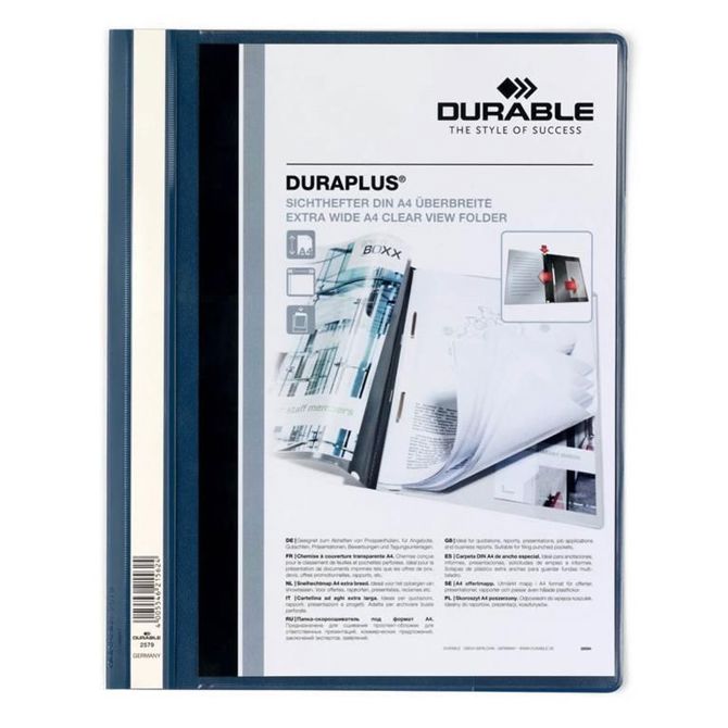 Durable Mapa Duraplus (2579) temno modra