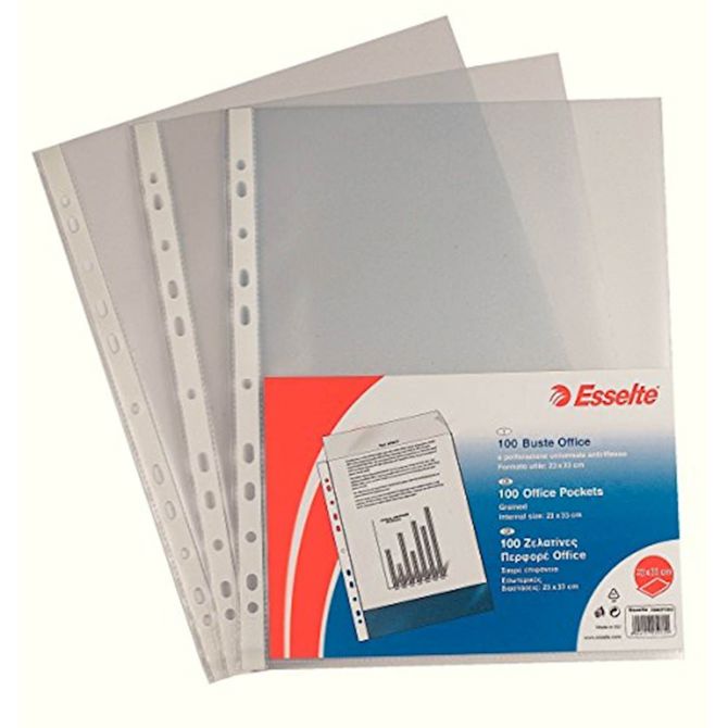Esselte U mapa PP, 60 mic, 23x33, 100/1