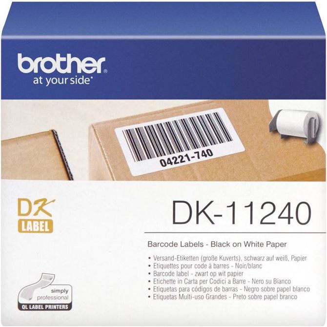 Etikett Brother Brother Label DK11240 / DK-11240 White