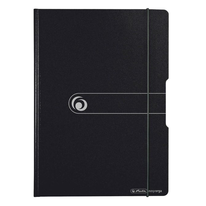 Herlitz clipboard mapa, A4, črna