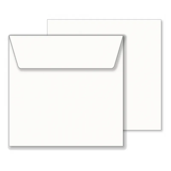 Kuverta 12,5 x 12,5 cm, bela  – 80 gr - 1/1