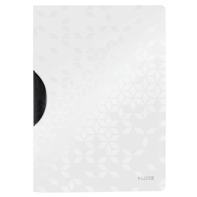 Leitz clip mapa WOW, A4, bela