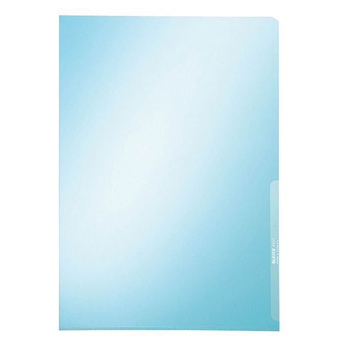 Leitz L mapa PVC sijaj, 100/1, modra