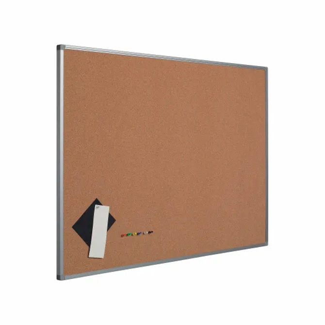 Oglasna tabla iz plute 90x150cm Piši-Briši® AluFrame