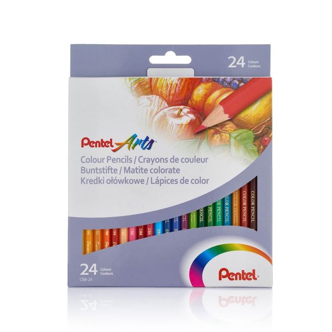 Pentel barvice 24/1, v kartonski škatli