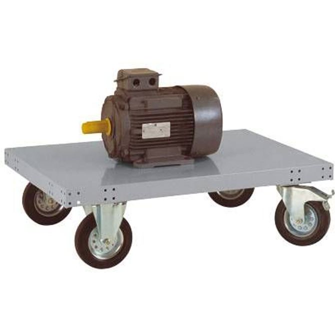 Platformski voziček TRANSOMOBIL, brez potisnega ročaja, nosilnost 200 kg, VxŠxD: 210 x 540 x 1013 mm Manuflex TT0021.9006 TT0021.9006  voziček s platformo brez potisnega ročaja