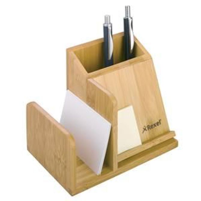 Rexel Bamboo lonček za pisala
