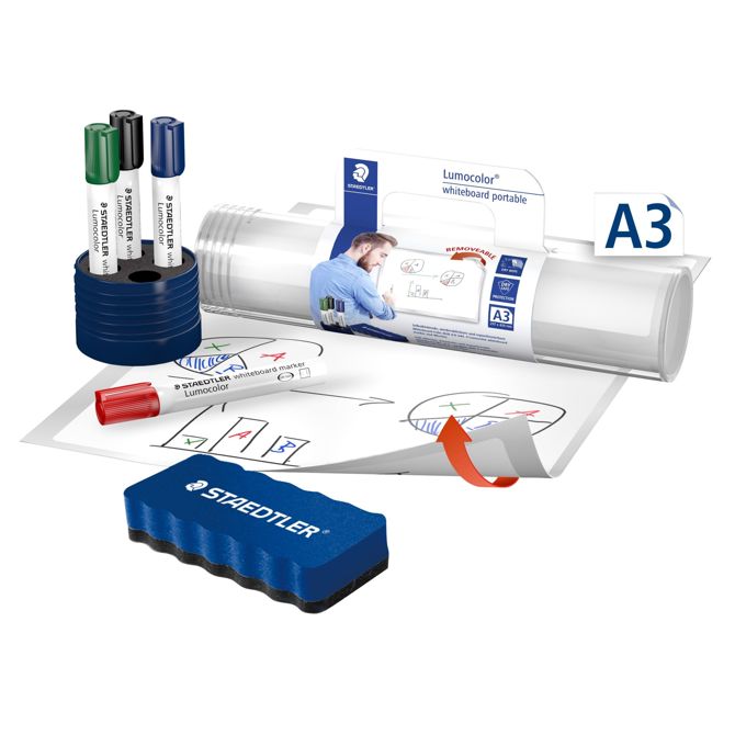 Samolepilna bela tabla A3 Staedtler