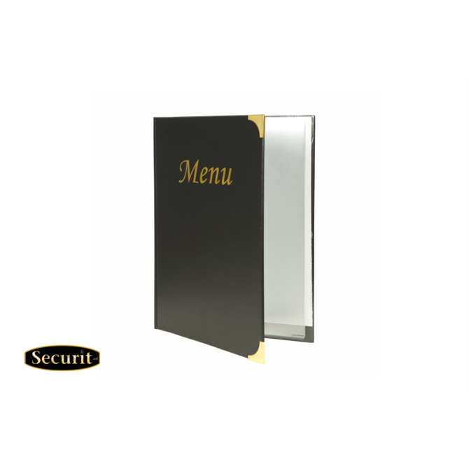 Securit Basic MENI ovitek A4 ČRNE barve za 10 strani MCBRA4BL