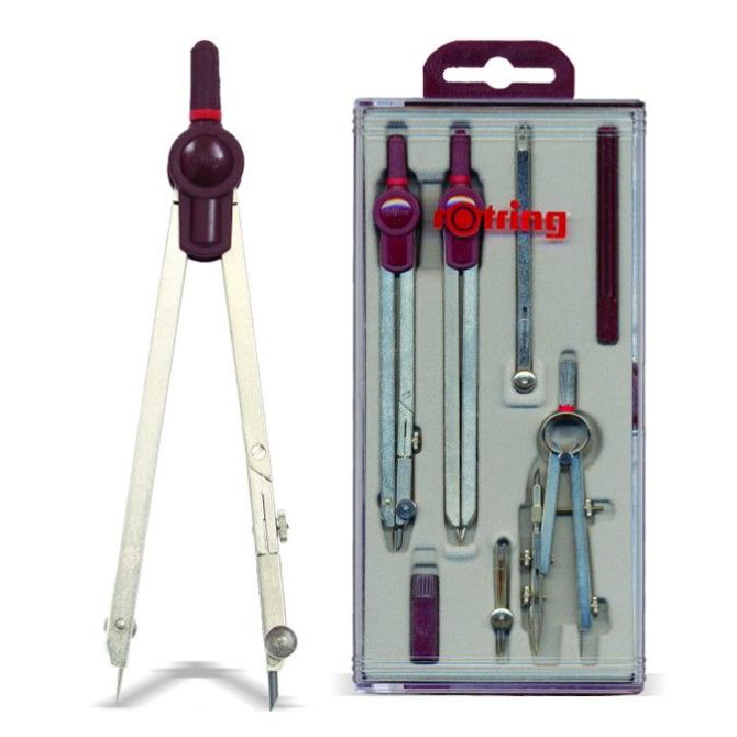 Šestilo Rotring Centro – 7 delni set