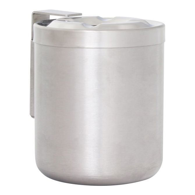 Stenski pepelnik inox