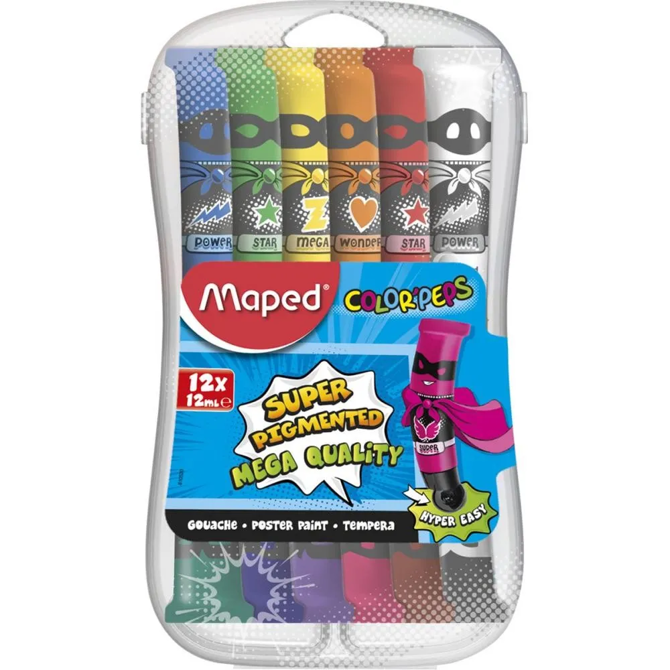 Tempera barvice Maped 12/1 PVC