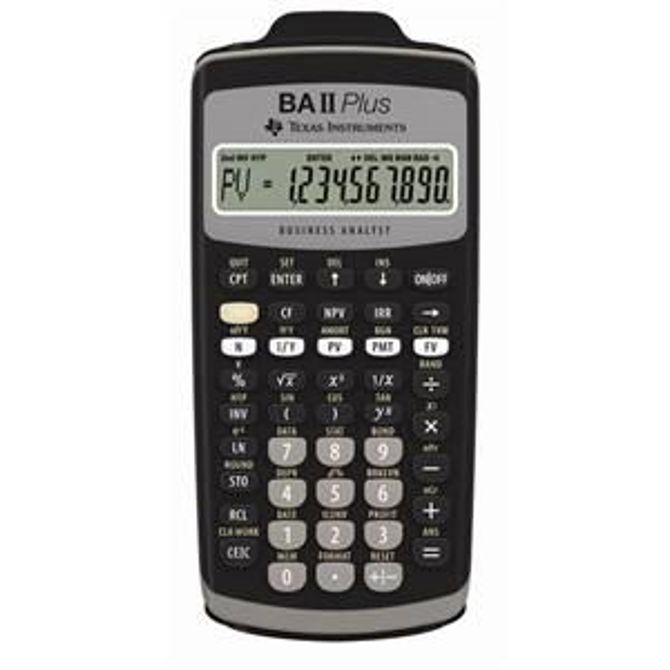Texas Instruments Kalkulator finančni BA-II plus