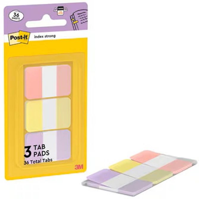 3M označevalci trši, Post-it, 686-3SUN, pastel, 36/1 2