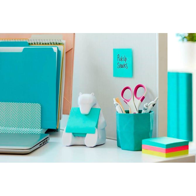 3M samolepilni Post-it Z lističi na podajalcu, R-330, 76 x 76 mm, 100/1, moder 2