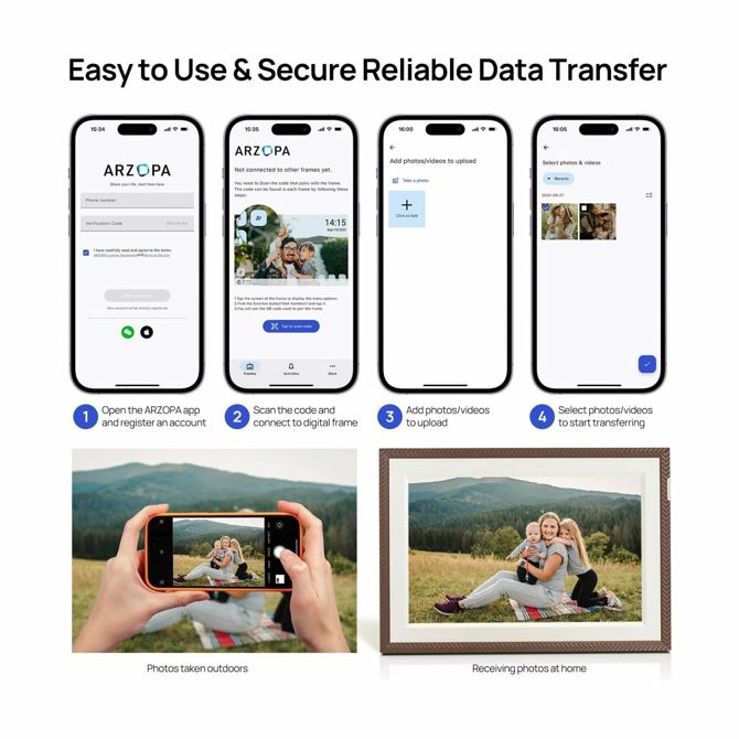 Arzopa digitalni okvir 10.1  D10 4