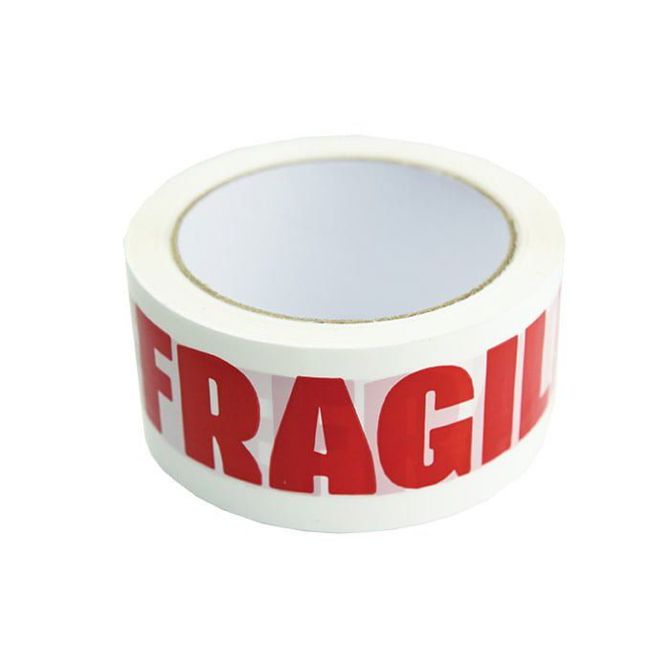 Bel lepilni low noise trak za pakiranje FRAGILE 50mm x 60m 4