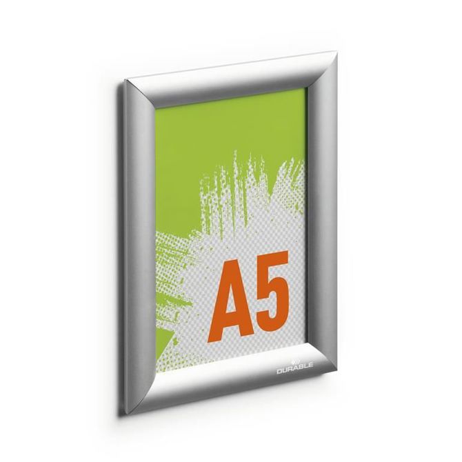 Durable Aluminijast okvir Snap A5, srebrn 3