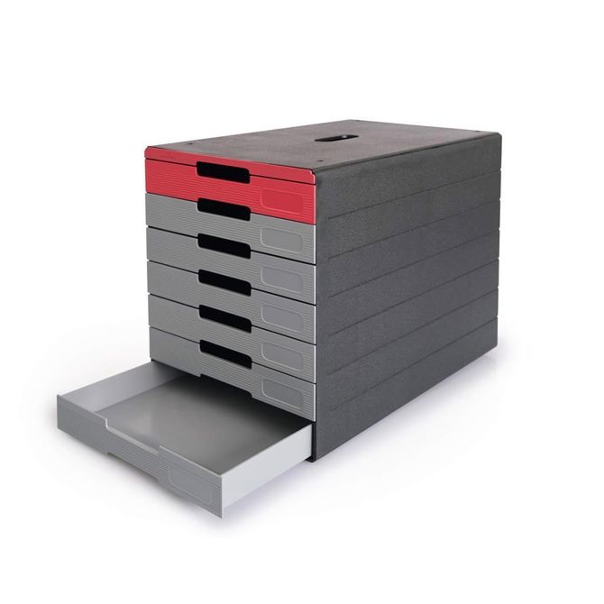 Durable Predalnik IDEALBOX PRO 7 rdeč Blue Angel 2