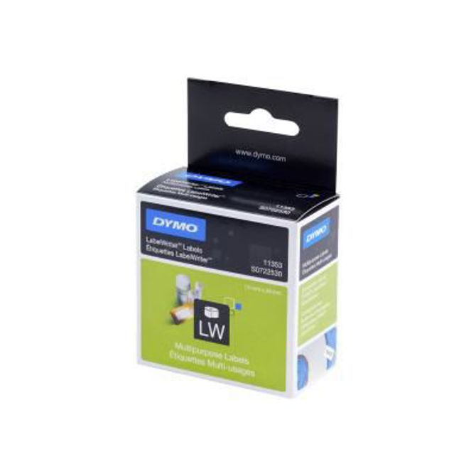 Dymo 11353 (S0722530) LW 13mm x 25mm x 1000 večnamenskih odstanljivih etiket 2