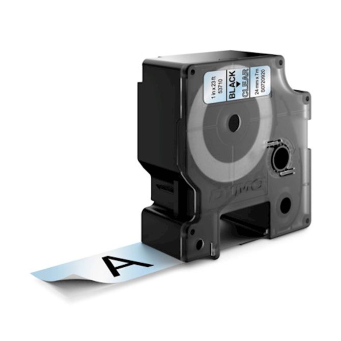 DYMO D1 trak 24 mm, bela na črni, 53721 2