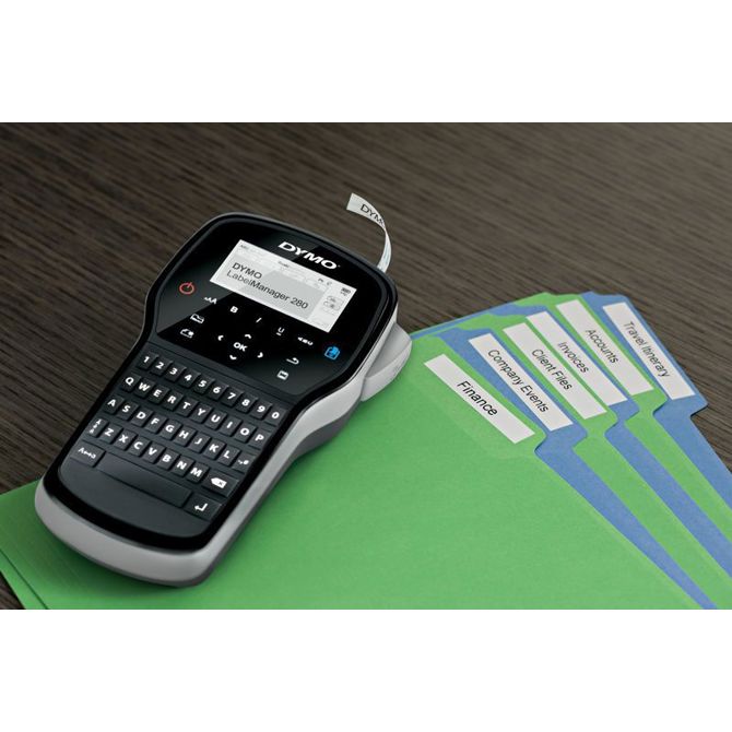 DYMO LabelManager 280 QWERTY tipkovnica - D1 etikete do 12 mm (S0968920), tiskalnik etiket 4