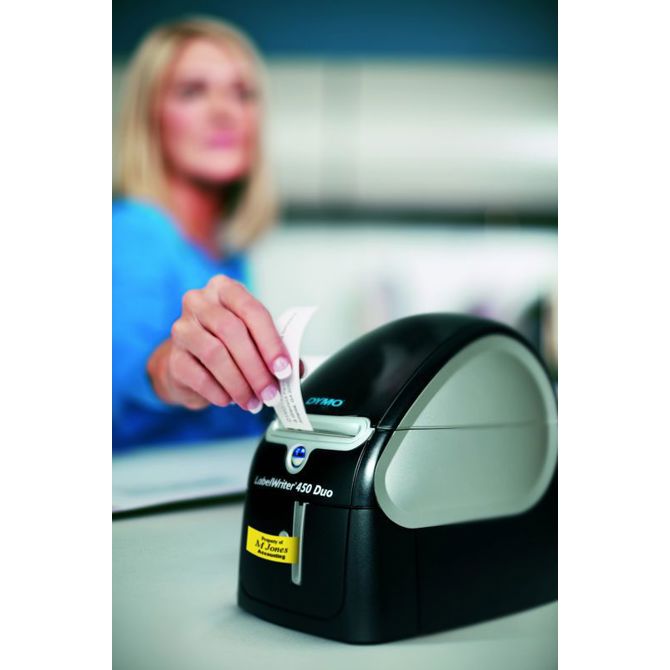DYMO LabelWriter 450 Duo  USB - D1 nalepke do 62mm dve roli (S0838920), tiskalnik etiket 3