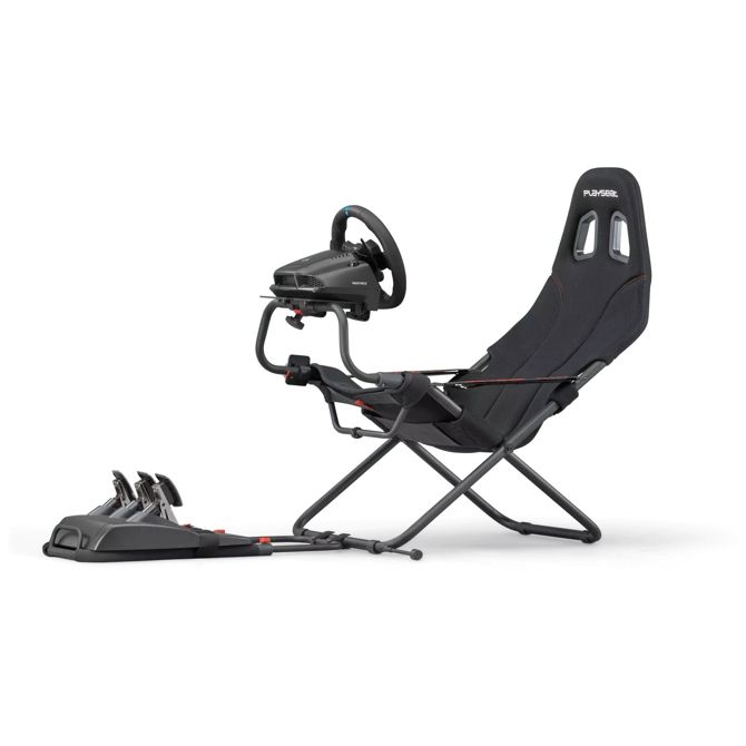 Gaming stol Playseat Challenge RC.00312 zložljiv, nastavljiv, združljiv z vsemi volani in pedali, za vse konzole, črn 4