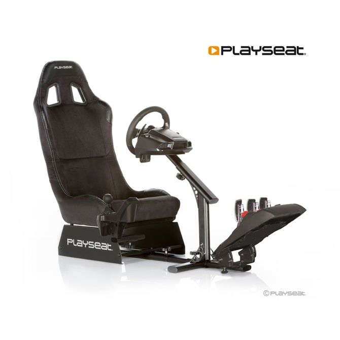 Gaming stol Playseat Evolution REM.00008 črn, usnjen videz, nastavljiv, zložljiv, združljiv z volani in pedali 3