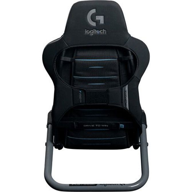 Gaming stol Playseat Trophy Logitech G Edition siva, brezokvirna struktura, ActiFit material, nastavljiv sedež, združljiv z volani Direct Drive 4