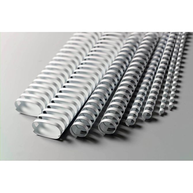 GBC spirala PVC CombBind, 8mm, bela, 100/1 3