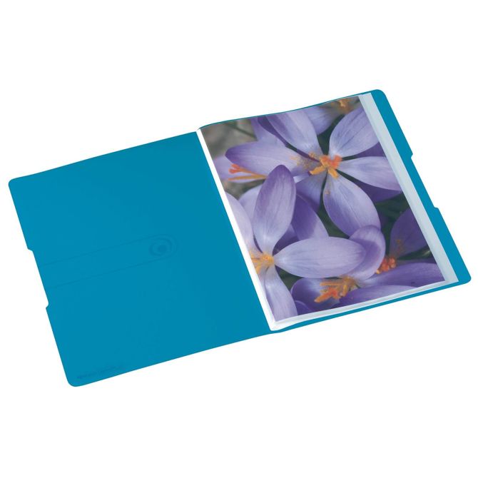 Herlitz mapa z vl. mapami 20/1, A4, transparent modra 3