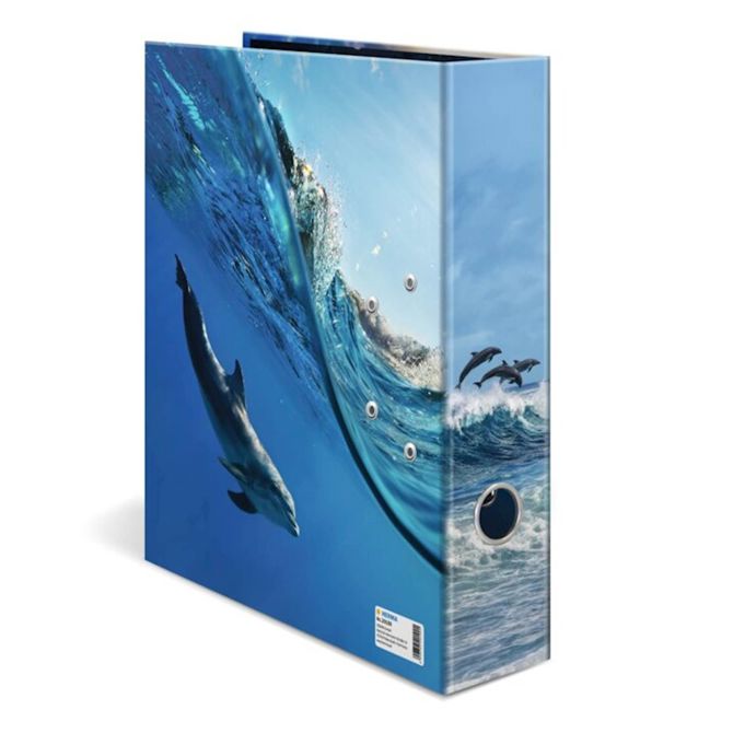 Herma registrator, A4, 70 mm, Favorite animals Delfin 3